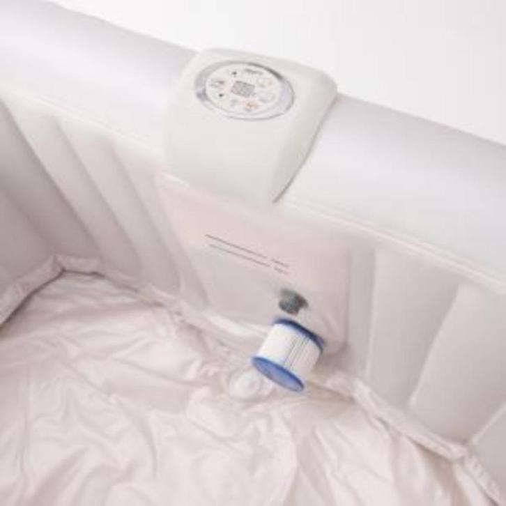 Infinite opblaasbare spa power 600 plus 4-persoons vierkant, Tuin en Terras, Bubbelbaden en Hottubs, Nieuw, Opblaasbaar, Afdekzeil