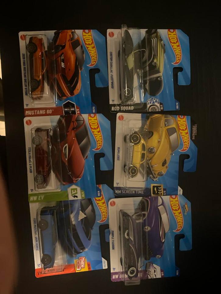 Hot Wheels Auto's - Diverse Modellen!, Hobby en Vrije tijd, Modelbouw | Auto's en Voertuigen, Nieuw, Auto, 1:50 of kleiner, Overige merken