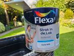 Nieuw flexa creme flexa strak in de lak 2,5 liter, Ophalen of Verzenden, Nieuw, Wit, Lak
