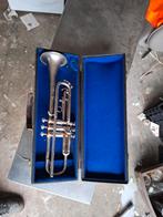Trompet oude in koffer, Muziek en Instrumenten, Ophalen of Verzenden, Gebruikt, Overige typen