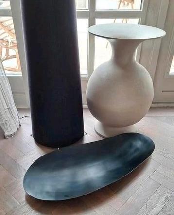Organisch mat zwart tray/schaal 81 cm! polyester beschikbaar voor biedingen