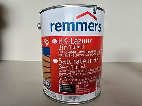 HK- Lazuur 5l diepzwart, Doe-het-zelf en Verbouw, Verf, Beits en Lak, Nieuw, Beits, 5 tot 10 liter, Zwart, Ophalen