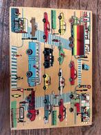 Houten Puzzel Auto's - DAF Ontbreekt, Ophalen, 2 tot 4 jaar, Gebruikt, 10 tot 50 stukjes