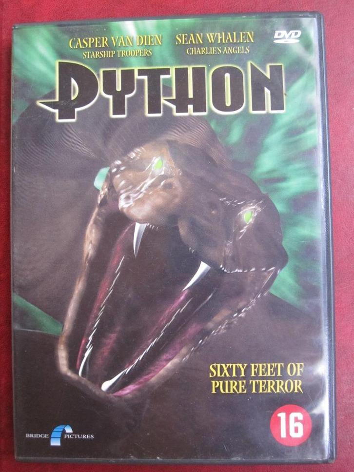 Python (2000), Cd's en Dvd's, Dvd's | Thrillers en Misdaad, Zo goed als nieuw, Actiethriller, Vanaf 16 jaar, Ophalen of Verzenden