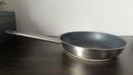 Koekenpan 24 cm, Ophalen of Verzenden, Zo goed als nieuw, Rvs, Koekenpan of Braadpan