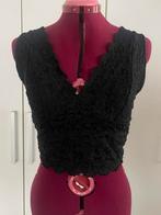 AMISU kanten top maat L, Maat 38/40 (M), Zwart, Ophalen of Verzenden, Zo goed als nieuw