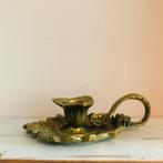 Vintage messing art nouveau blaker, Verzenden, Koper of Brons