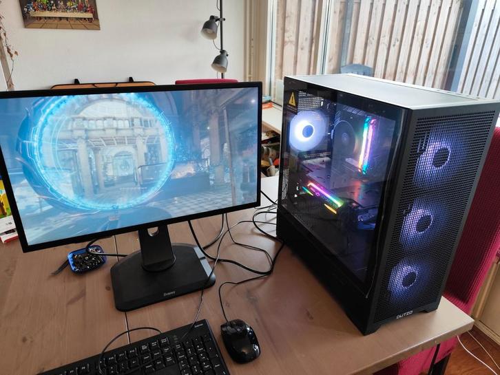 Stille RGB Gaming PC – 5 3600 | RTX2080S | 16GB | WIN11, Computers en Software, Desktop Pc's, Zo goed als nieuw, 3 tot 4 Ghz, HDD