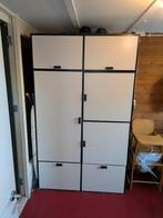 Hang- en legkast met schoenlades, Huis en Inrichting, Kasten | Kledingkasten, Met deur(en), Overige materialen, Gebruikt, 100 tot 150 cm