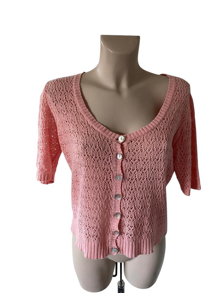 Kyra en Ko vest M, Kleding | Dames, Truien en Vesten, Zo goed als nieuw, Maat 38/40 (M), Blauw, Ophalen of Verzenden