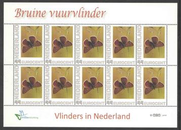 Postzegels Vlinders in Nederland: Bruine vuurvlinder beschikbaar voor biedingen