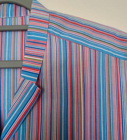 Vintage kleurrijk gestreept boxyfit bloesje, Kleding | Dames, Blouses en Tunieken, Zo goed als nieuw, Maat 38/40 (M), Overige kleuren