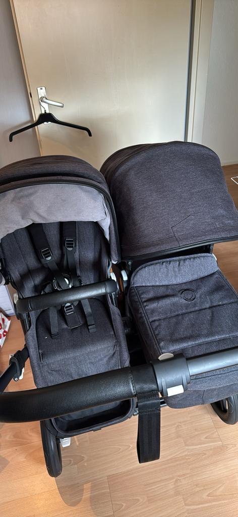 Bugaboo donkey kinderwagen, Kinderen en Baby's, Buggy's, Zo goed als nieuw, Overige merken, Duomodel, Regenhoes, Verstelbare rugleuning