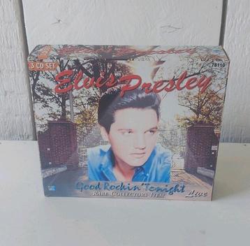 Cd box Elvis Presley ( 3 cd's) muziek King of rock and roll beschikbaar voor biedingen