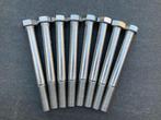 8 stuks RVS zeskantbouten M16x150 mm, 100 tot 250 mm, Nieuw, Ophalen of Verzenden, Rvs