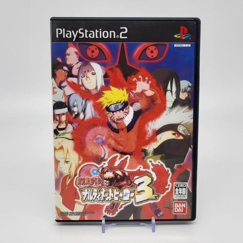 Naruto Ultimate Ninja 3 - Playstation 2 PS2 - NTSC-J, Spelcomputers en Games, Games | Sony PlayStation 2, Zo goed als nieuw, Vechten