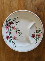 Aspergeborden Sarreguemines 23 cm, Antiek en Kunst, Antiek | Keramiek en Aardewerk, Ophalen of Verzenden