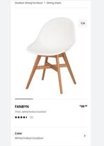 6 stuks zgan Fanbyn Ikea stoelen, Huis en Inrichting, Stoelen, Ophalen, Zo goed als nieuw, Wit, Twee