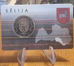 Letland 2 euro 2025 "Provincie Sēlija", BU in coincard