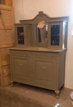 Buffetkast dressoir beige groen, Ophalen, 100 tot 150 cm, ., Zo goed als nieuw