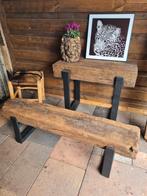 Bielzen buiten bankjes, Ophalen of Verzenden, Zo goed als nieuw, Hout