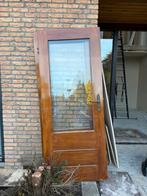 Twee Buitendeuren, Doe-het-zelf en Verbouw, Ophalen, Gebruikt, 200 tot 215 cm, Glas