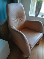 Leren stoel, Huis en Inrichting, Fauteuils, Ophalen, Gebruikt, Leer