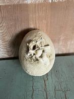 Groot uitgeblazen versierd bewerkt ei. Gesigneerd 1998., Ophalen, Gebruikt