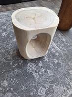 Light&Living bijzettafel Morillo, massief hout, licht&donker, Huis en Inrichting, Tafels | Bijzettafels, Minder dan 55 cm, Gebruikt