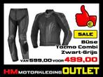 Leren motorpak Buse Tormo Combi Zwart-Grijs - MEN, Info@huybersmotoren.nl, HM - Sale, NL, Ophalen
