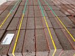 Dubbelklinker 21x21x8 brons, Tuin en Terras, Ophalen, Klinkers, Zo goed als nieuw, 10 m² of meer