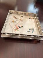 Antieke tegel/ onderzetter, Ophalen of Verzenden, Gebruikt, Vierkant, Overige materialen