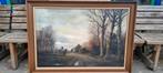 olieverf op canvasdoek, Antiek en Kunst, Ophalen