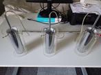 Eglo mooie moderne hanglamp 3 lichts – dimbaar, Ophalen, Gebruikt, Glas, 75 cm of meer