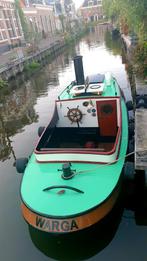 Opduwer Geertje, 1 cilinder steilsteven met geveegde kont., Watersport en Boten, Ophalen, Gebruikt, Staal, Binnenboordmotor