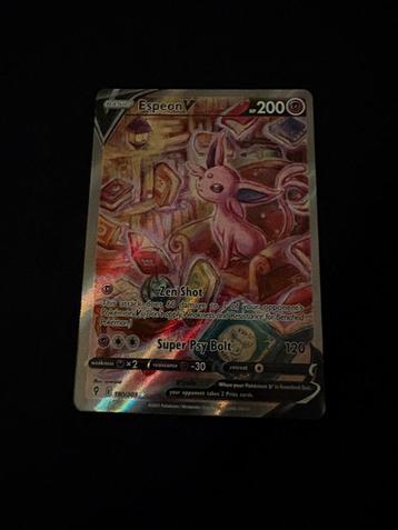 Espeon V Alt Art - Evolving Skies beschikbaar voor biedingen