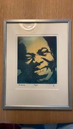 Ets van Louis Amstrong, Antiek en Kunst, Kunst | Litho's en Zeefdrukken, Ophalen of Verzenden