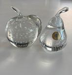 Appel en peer kristal met bubbeltjes, Antiek en Kunst, Ophalen of Verzenden