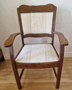 Antieke stoelen, Twee, Gebruikt, Bruin, Hout