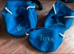 3 speelgoedmanden blauw, Ophalen of Verzenden, Zo goed als nieuw