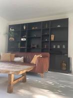Ikea Billy model, kleur zwart, totale afm: 3.20 br x 2.40 h, Ophalen, Zo goed als nieuw, 25 tot 50 cm, 200 cm of meer