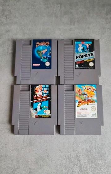 Nintendo NES Games: Super Mario, Popeye, Ducktales, Solstice beschikbaar voor biedingen