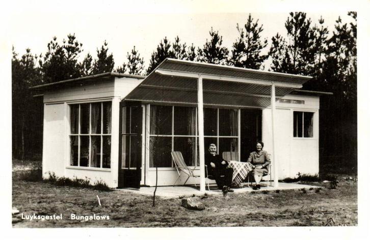 Luyksgestel - Bungalows - vakantie - ongelopen, Verzamelen, Ansichtkaarten | Nederland, Ongelopen, Noord-Brabant, Voor 1920, Ophalen of Verzenden