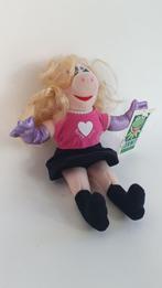 Miss Piggy, Muppet, Kermit Collection. Met label. 21cm. T5, Kinderen en Baby's, Speelgoed | Knuffels en Pluche, Overige typen