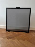 Mooi stijlvol vonkenscherm zwart 125/410 front, Ophalen, Zo goed als nieuw, Inbouwhaard, Houthaard