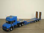 Scania T580 Truck & Low Loader Goldhofer - Tekno 1:50, Tekno, Zo goed als nieuw, Tekno, Verzenden