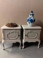 Brocante nachtkastjes, Studio Larilo, Minder dan 45 cm, Zo goed als nieuw, Hout