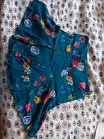 King Louie rokje petrol met bloemen Nieuwstaat M, Kleding | Dames, Rokken, Maat 38/40 (M), Overige kleuren, Ophalen of Verzenden