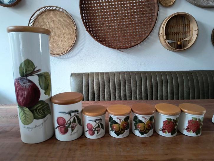 Portmeirion Pomona Voorraadpotten 1996/97 - Vintage Classics, Huis en Inrichting, Keuken | Servies, Gebruikt, Overige typen, Overige stijlen