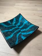 Mooie mozaikschaal 40x40 cm,div.kleuren blauw, Ophalen of Verzenden, Gebruikt, Rond, Glas
